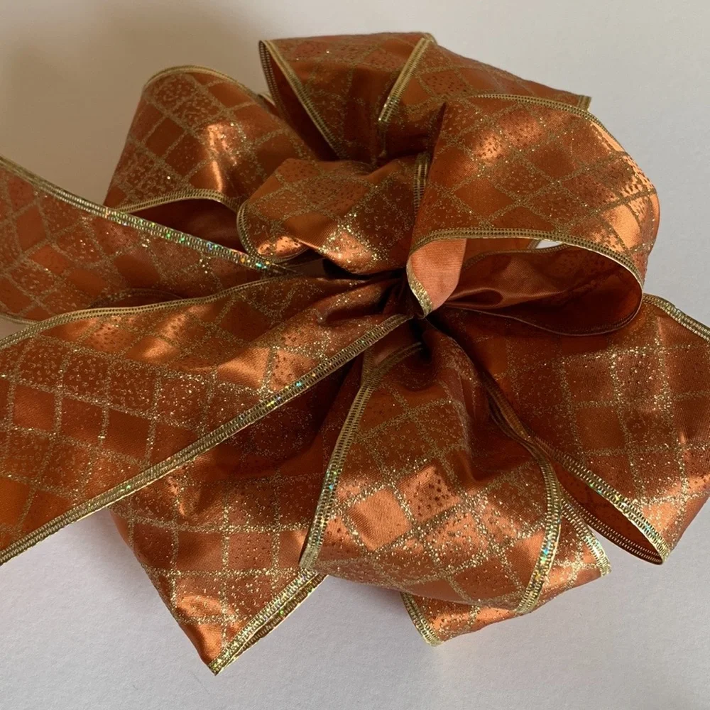 6 handcrafted bows for wreaths, gifts, etc